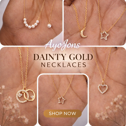 shimmering beautifull pack of 5 necklace for girls and womens